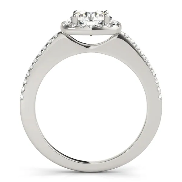 Engagement Rings Halo Round - TN50815-E
