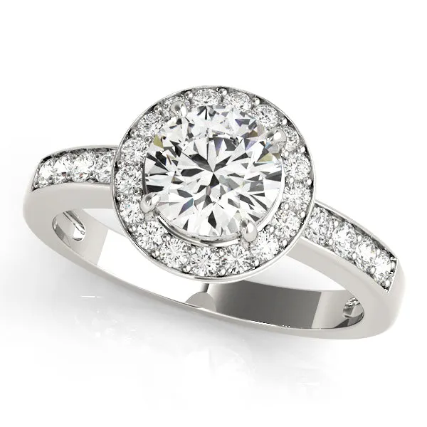 Engagement Rings Halo Round - TN83443