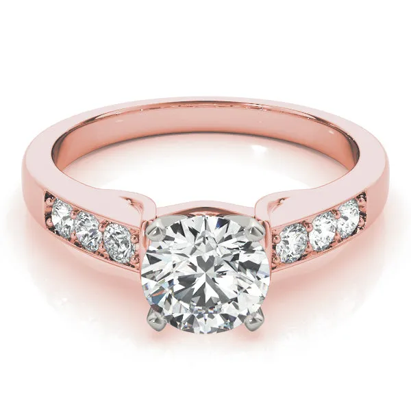 Engagement Rings Single Row Channel Set - TN50397-E
