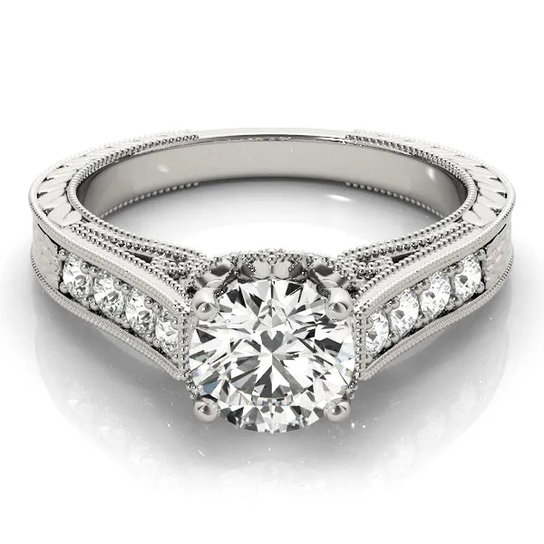Engagement Rings Single Row Prong Set - TN84419