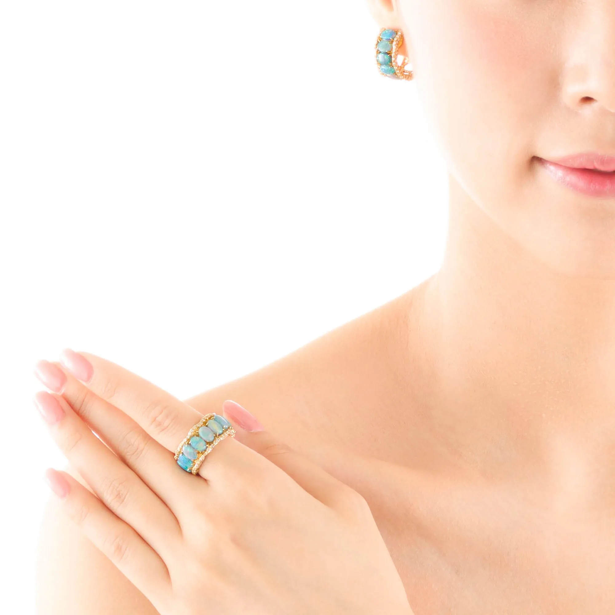 Eternal Bliss Opal Earrings