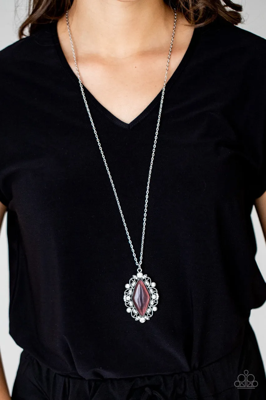 Exquisitely Enchanted Purple Paparazzi Necklace