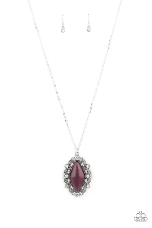 Exquisitely Enchanted Purple Paparazzi Necklace