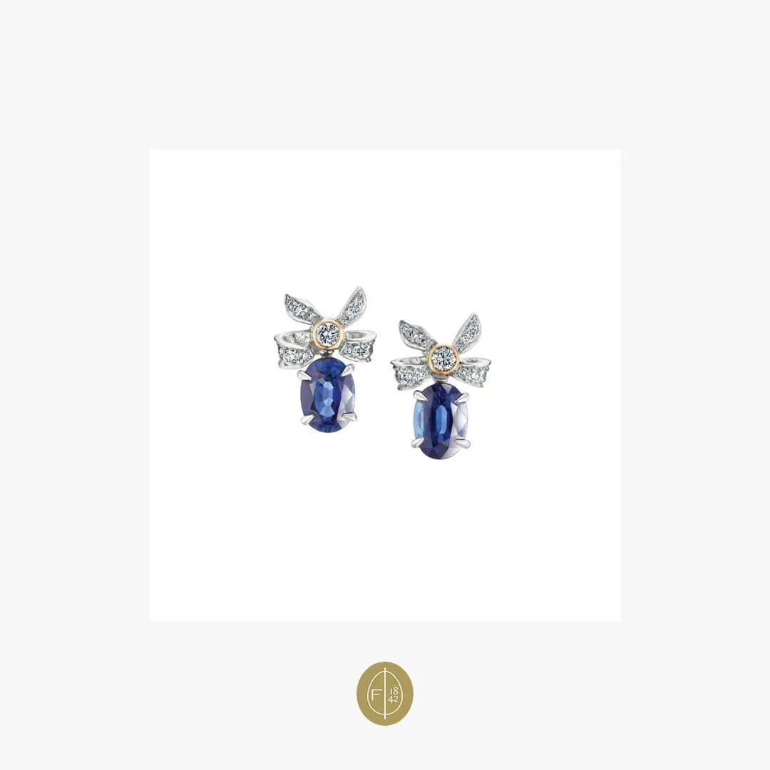Fabergé Alix Blue Sapphire Imperial Collection Earrings