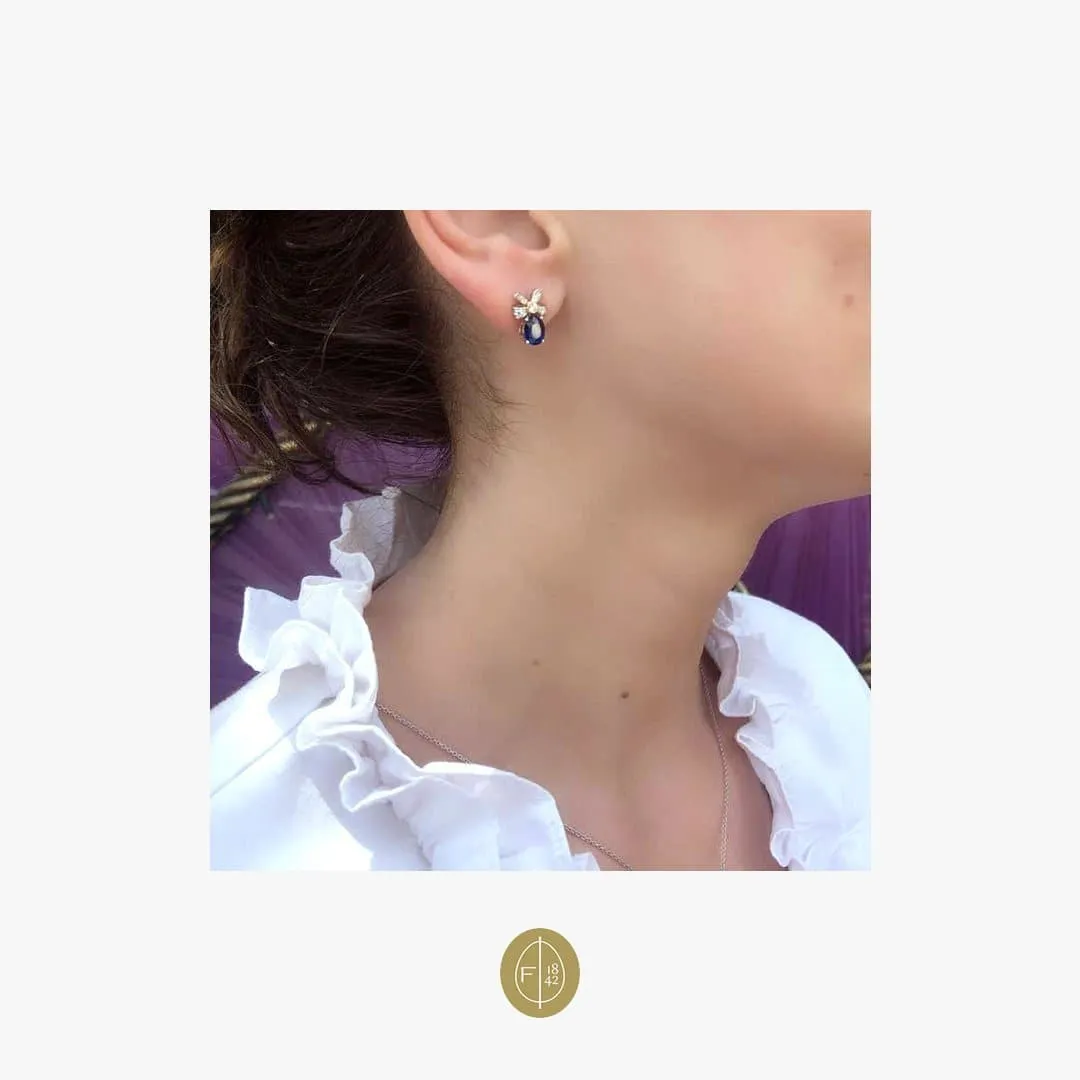 Fabergé Alix Blue Sapphire Imperial Collection Earrings