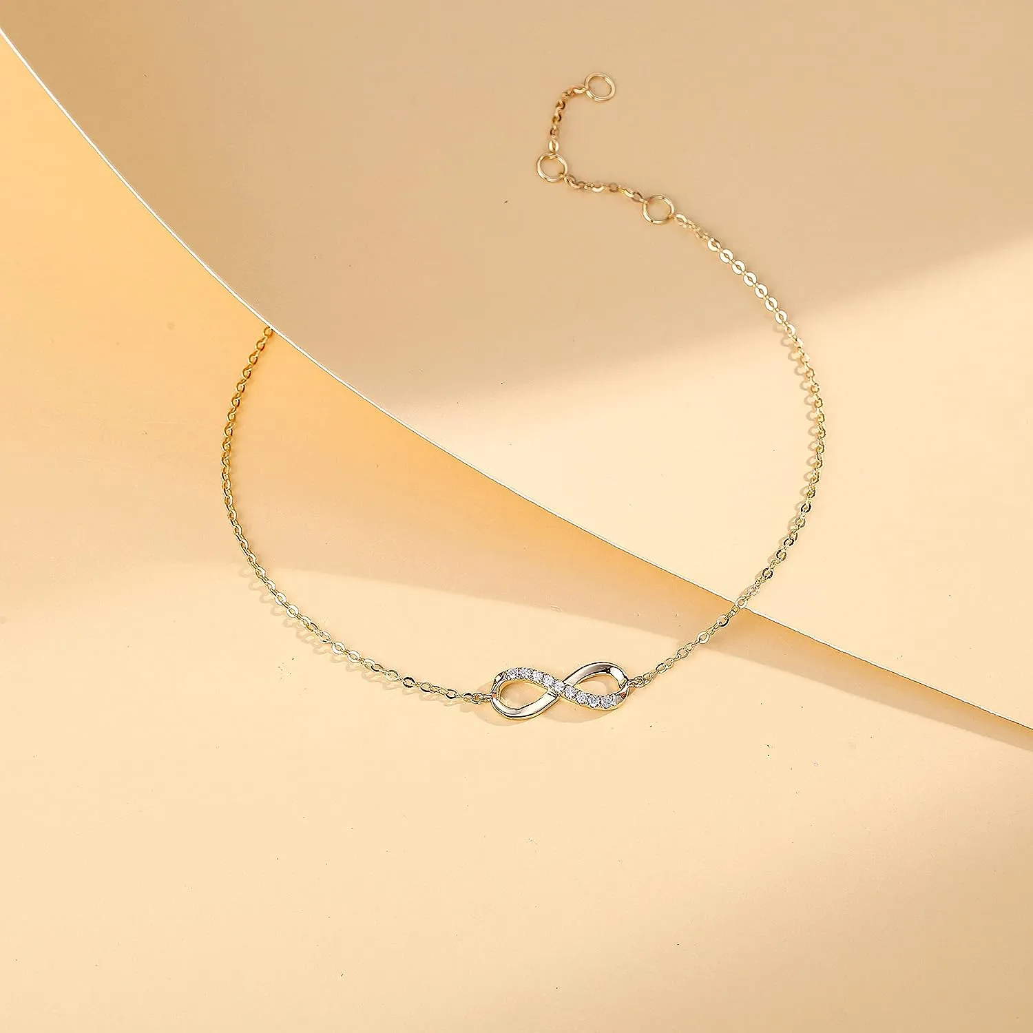 FANCIME "Passion" Infinity Classic 14K Yellow Gold Bracelet