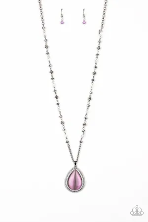 Fashion Flaunt Purple Paparazzi Necklace