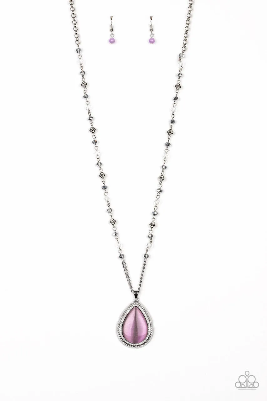 Fashion Flaunt Purple Paparazzi Necklace
