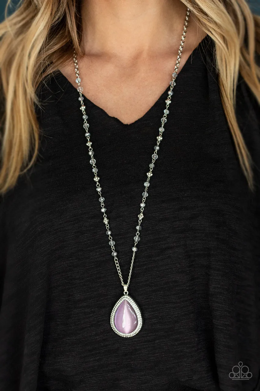 Fashion Flaunt Purple Paparazzi Necklace