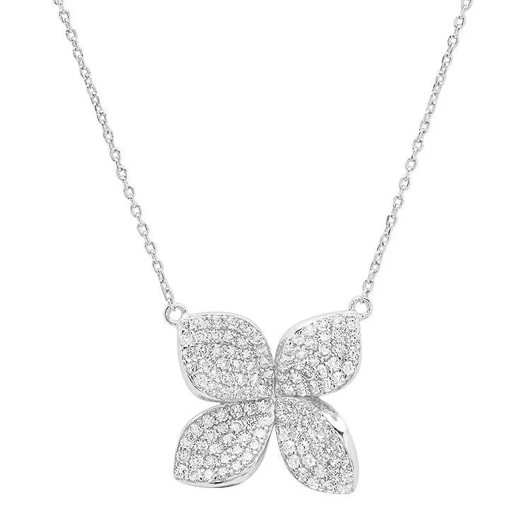 FIORE NECKLACE, SILVER