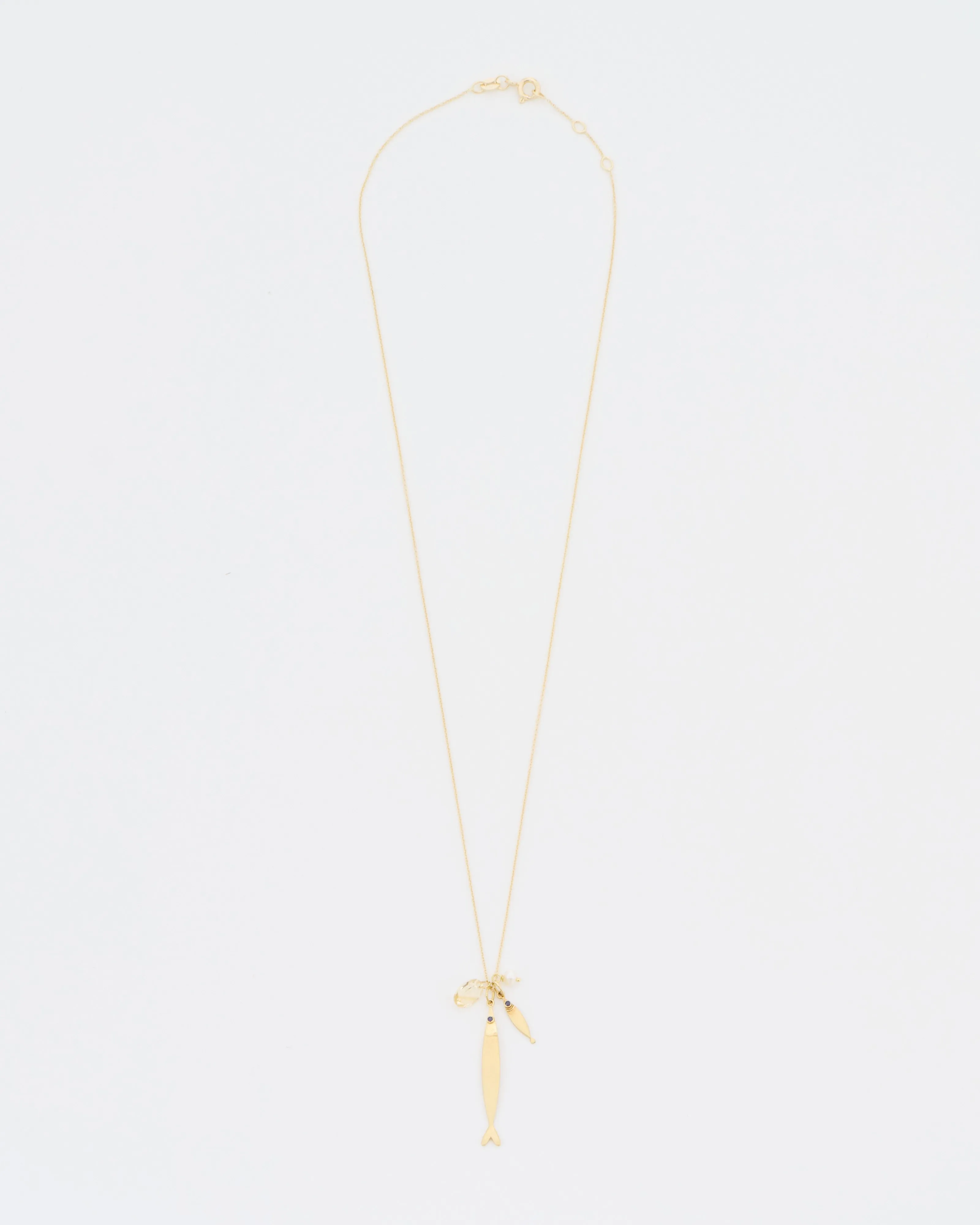 fish charm necklace
