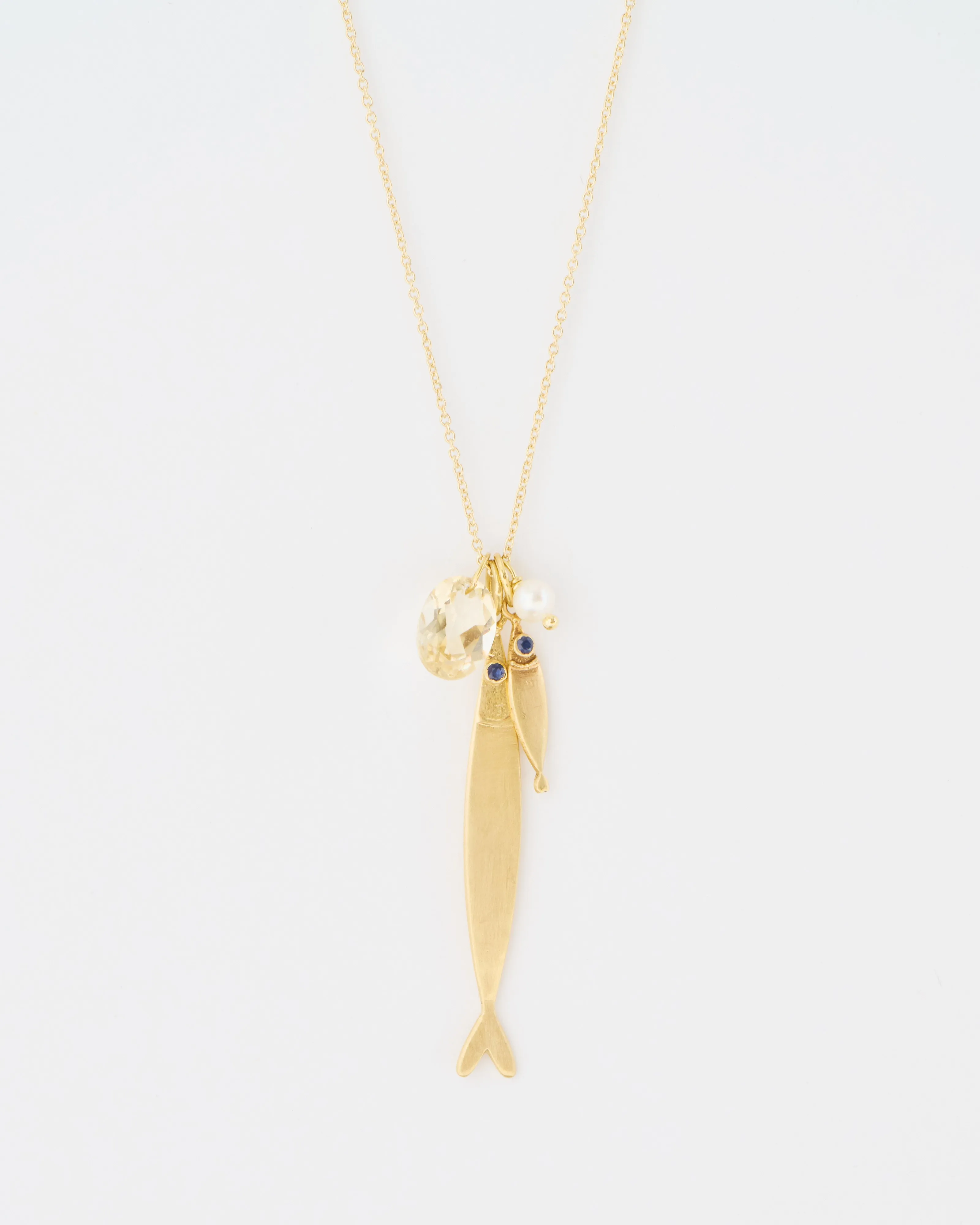 fish charm necklace