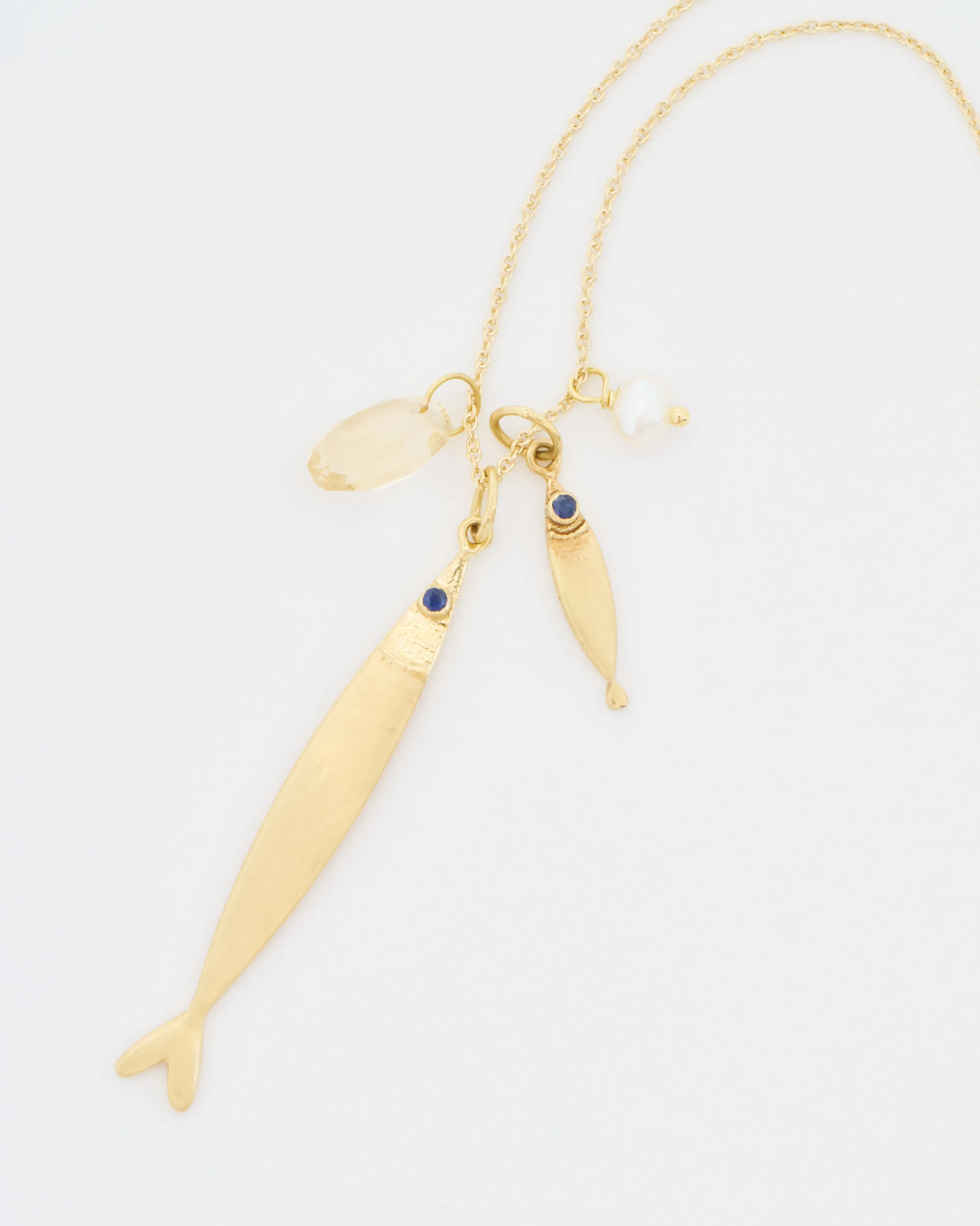 fish charm necklace
