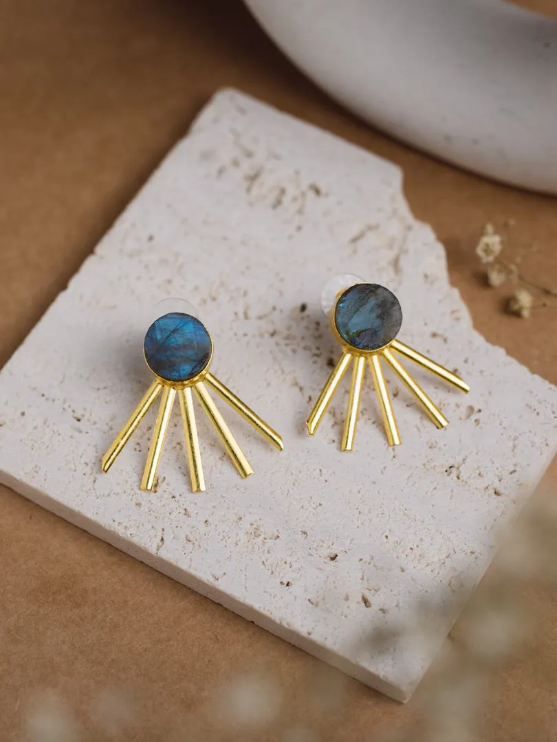 Five Line Crystal Statement Earring