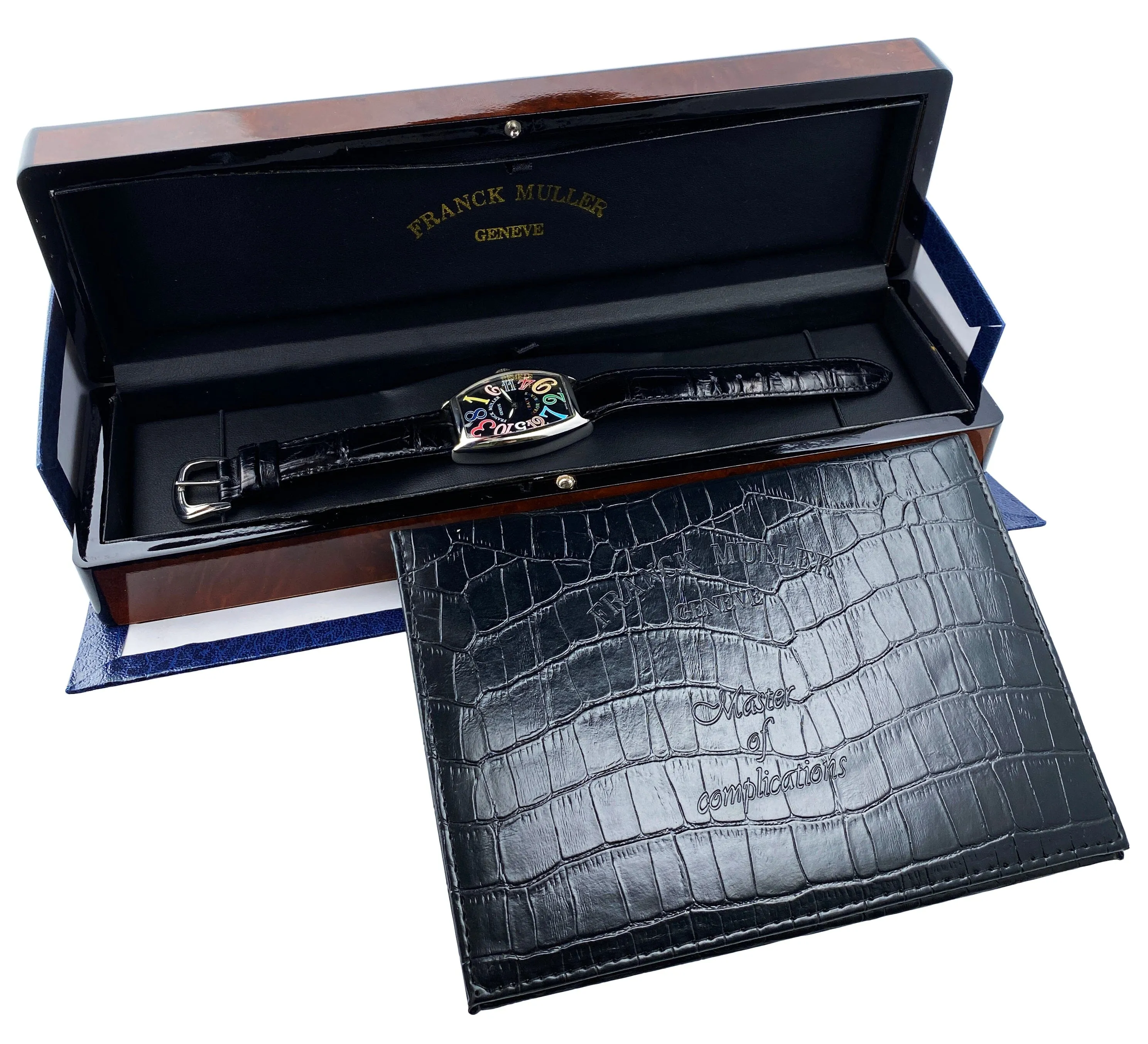 Franck Muller Crazy Hours Color Dream 5850 Watch Box Papers
