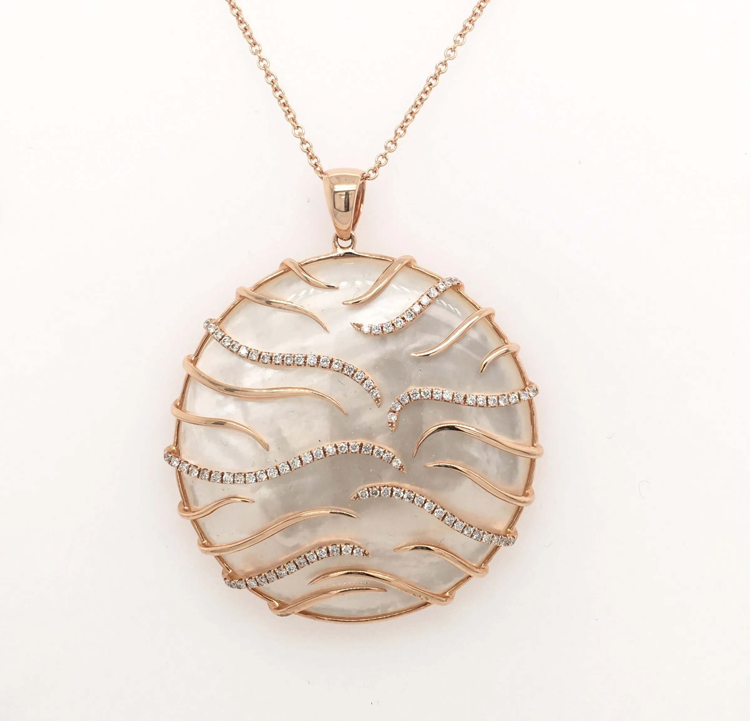 Frederic Sage Luna Collection Large Mother of Pearl Pendant