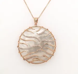 Frederic Sage Luna Collection Large Mother of Pearl Pendant