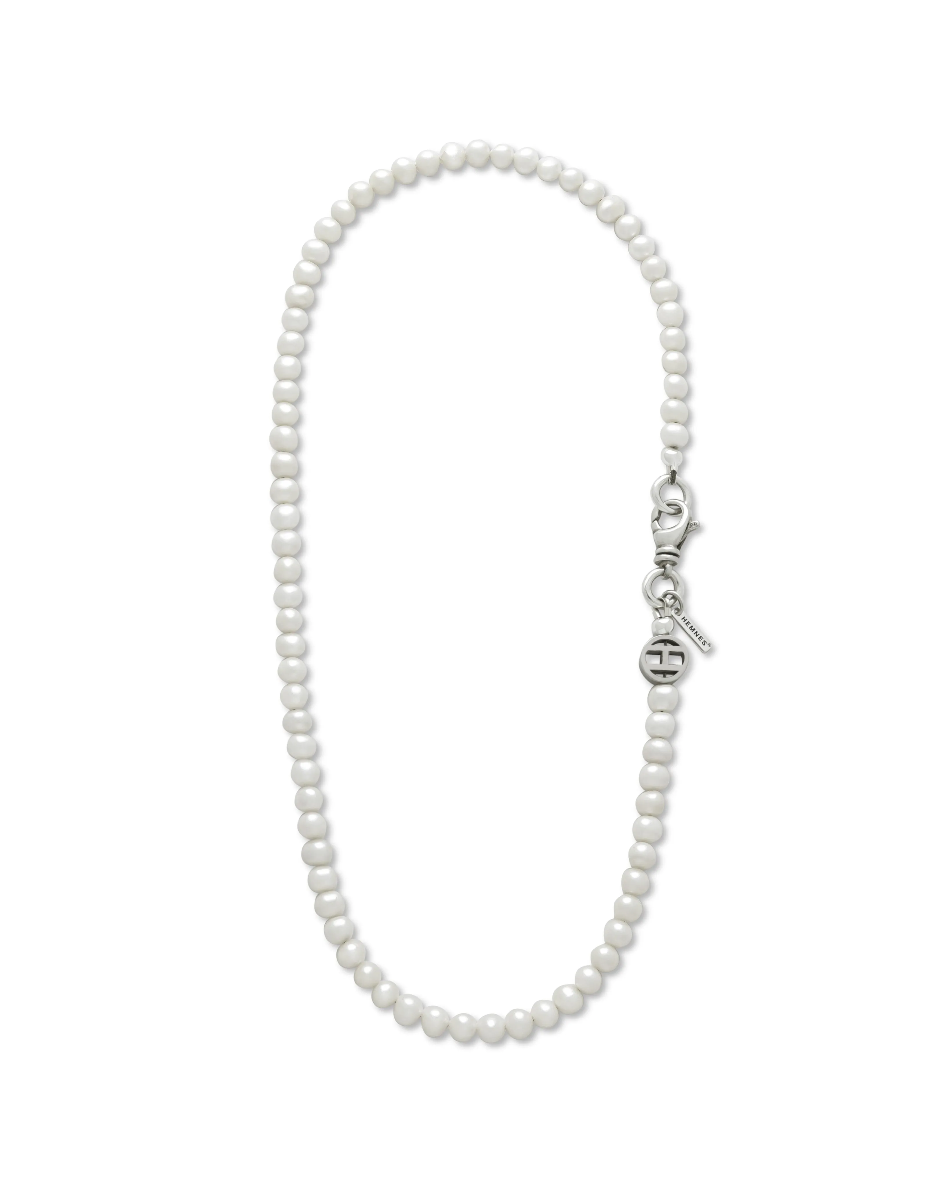 Freshwater Pearl Necklace with 'H' Charm