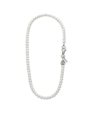 Freshwater Pearl Necklace with 'H' Charm