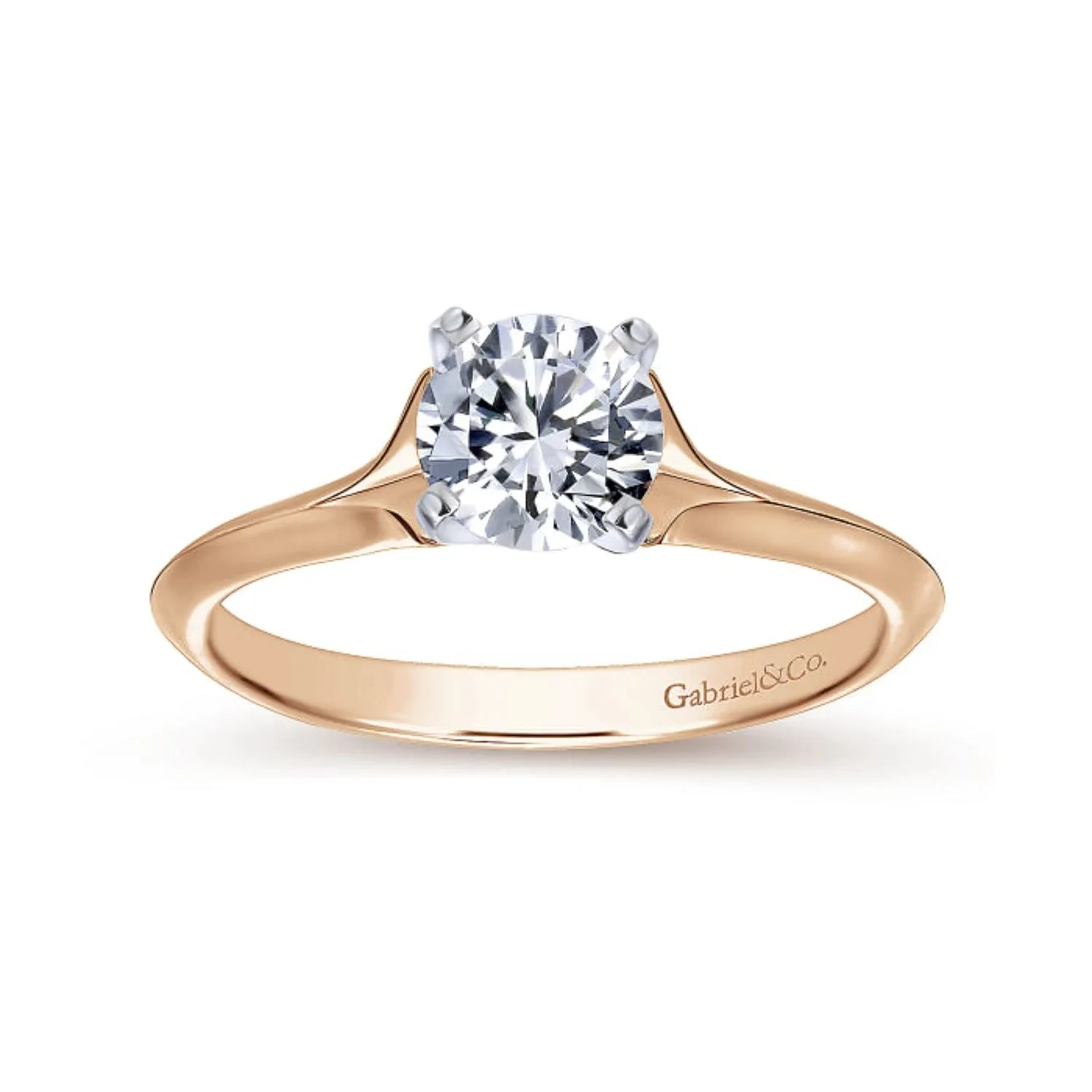 Gabriel & Co. "Ellis" Solitaire Engagement Ring