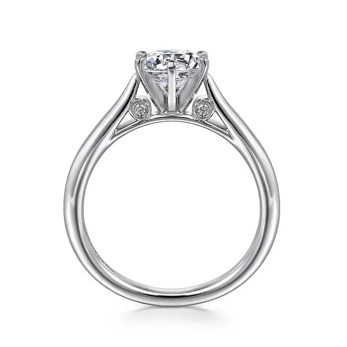 Gabriel & Co. Round Diamond Engagement Ring ER6668W44JJ