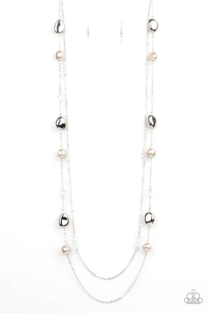 Gala Goals Brown Paparazzi Necklace
