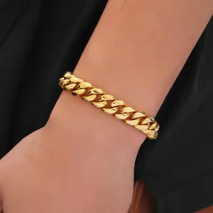 Glams Chain Link Stainless Steel Bracelet