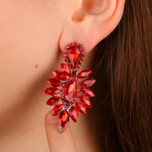 Glistening Drop Earrings for Weddings
