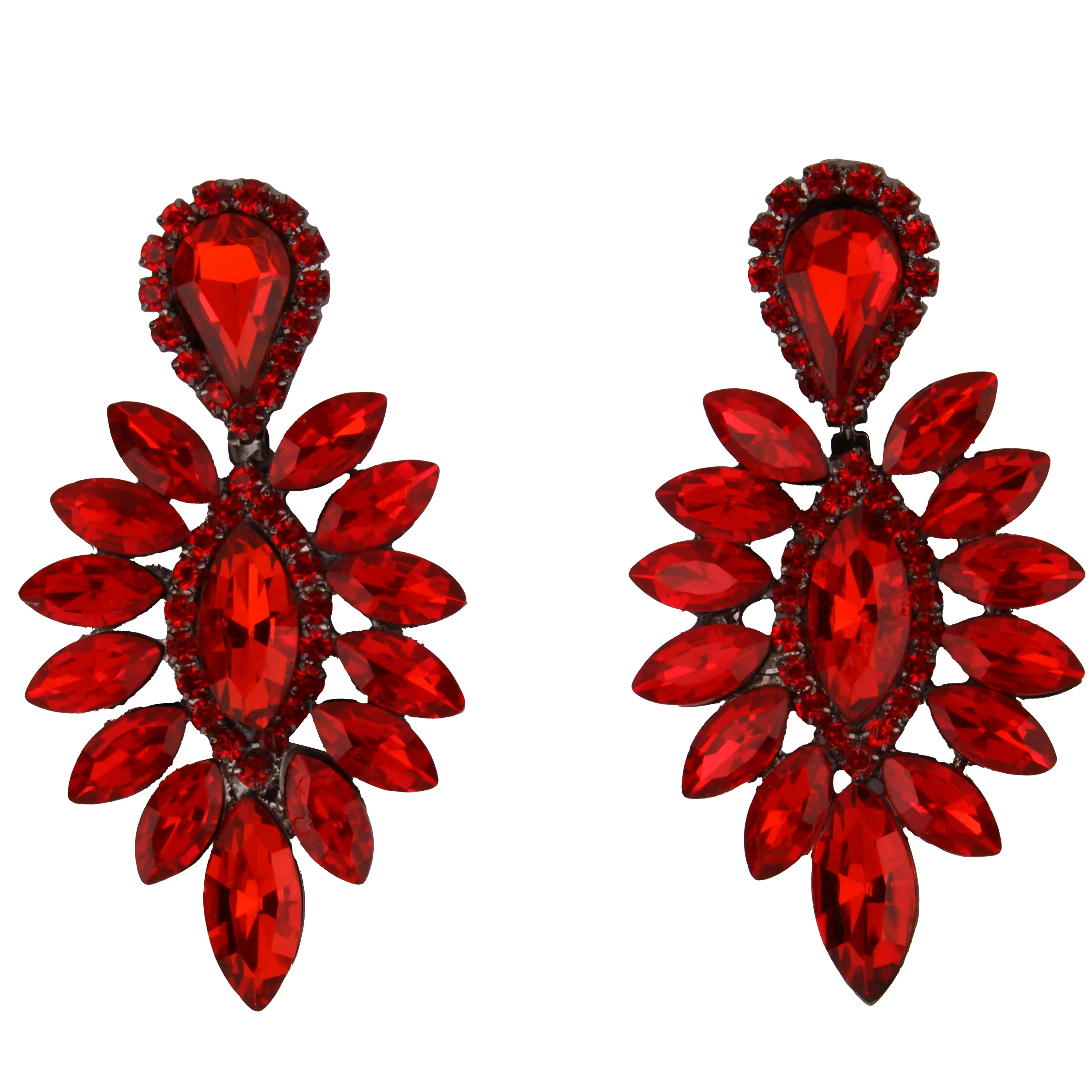 Glistening Drop Earrings for Weddings