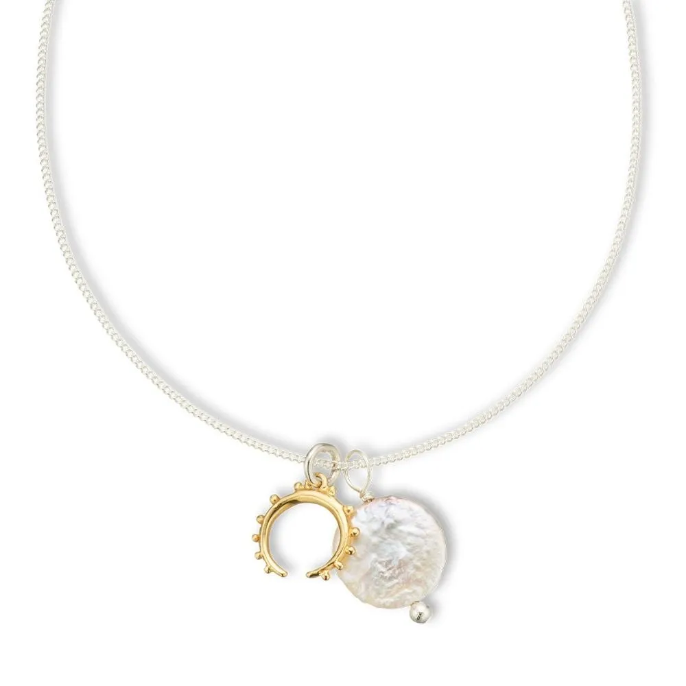 GODDESS AMULET NECKLACE - MOON