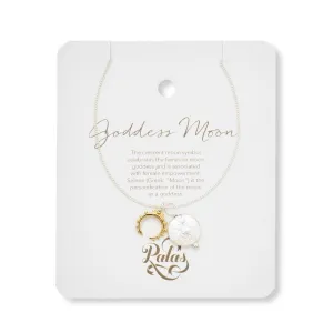 GODDESS AMULET NECKLACE - MOON