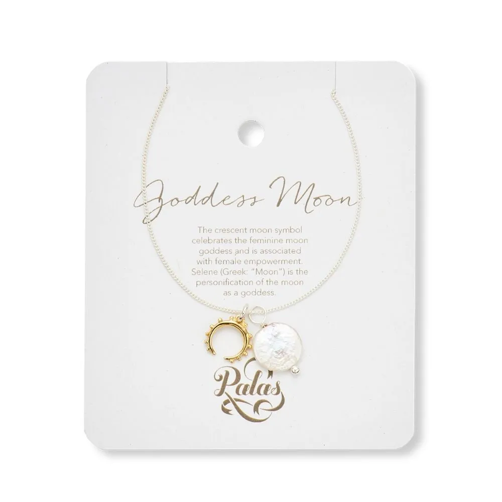 GODDESS AMULET NECKLACE - MOON