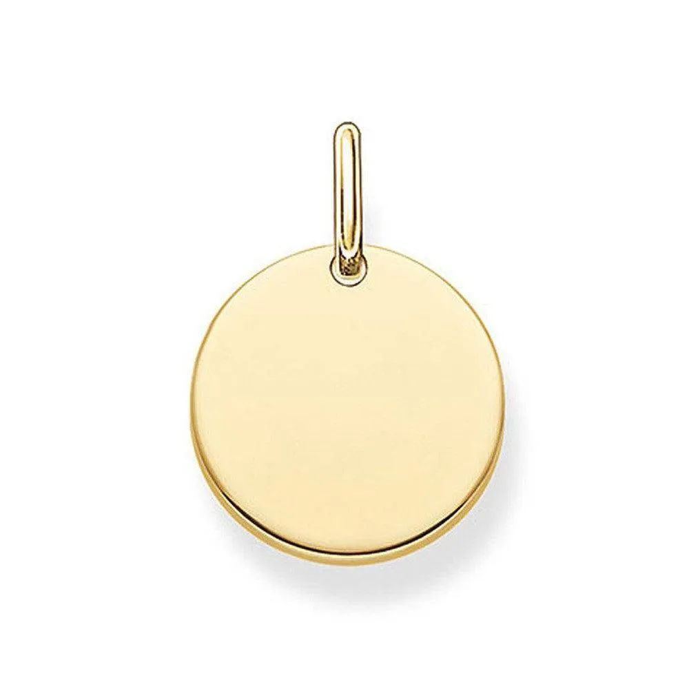 Gold Plated Engravable Disc