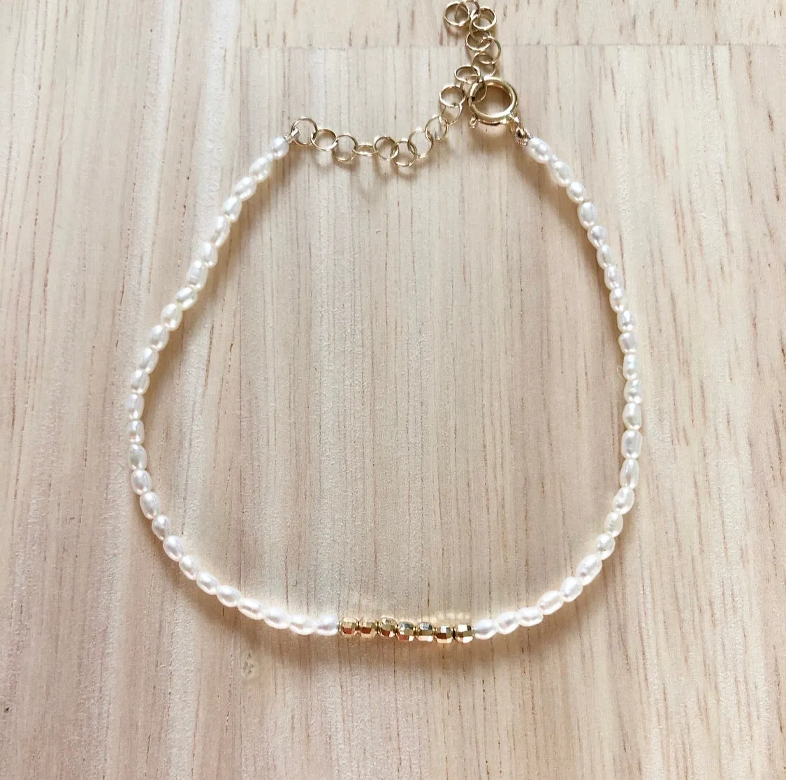 Golden Gem strand - pearl