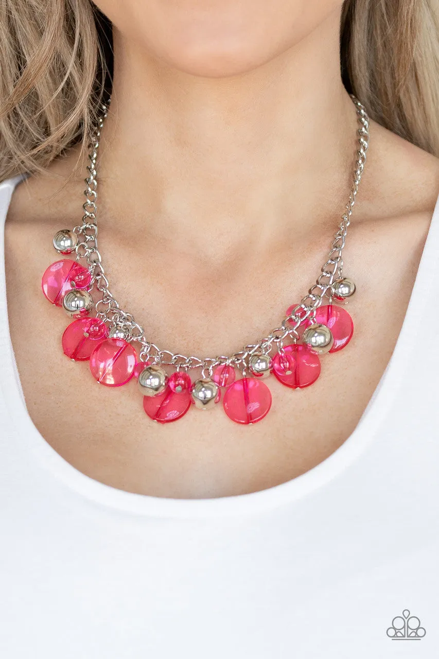 Gossip Glam Pink Paparazzi Necklace