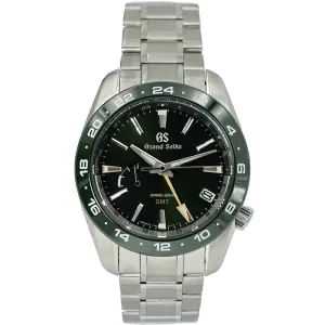 Grand Seiko SBGE257 Spring Drive GMT Green B&P '21