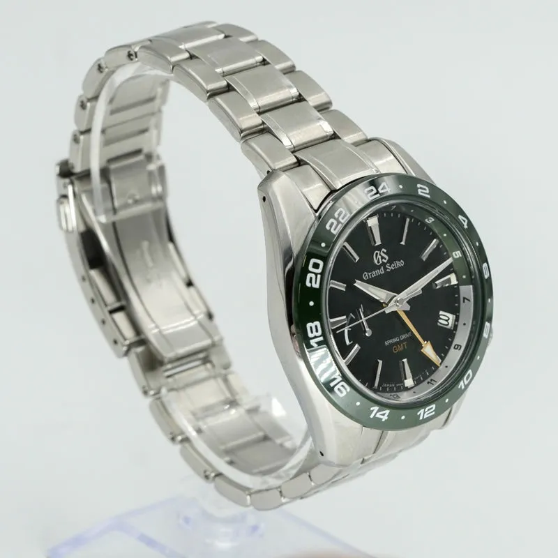 Grand Seiko SBGE257 Spring Drive GMT Green B&P '21