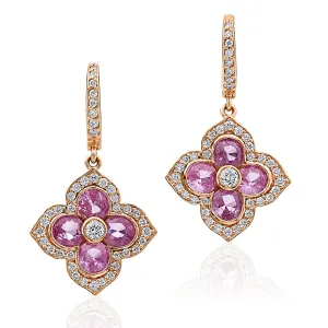 Gumuchian Pink Sapphire Lotus G Boutique Earrings