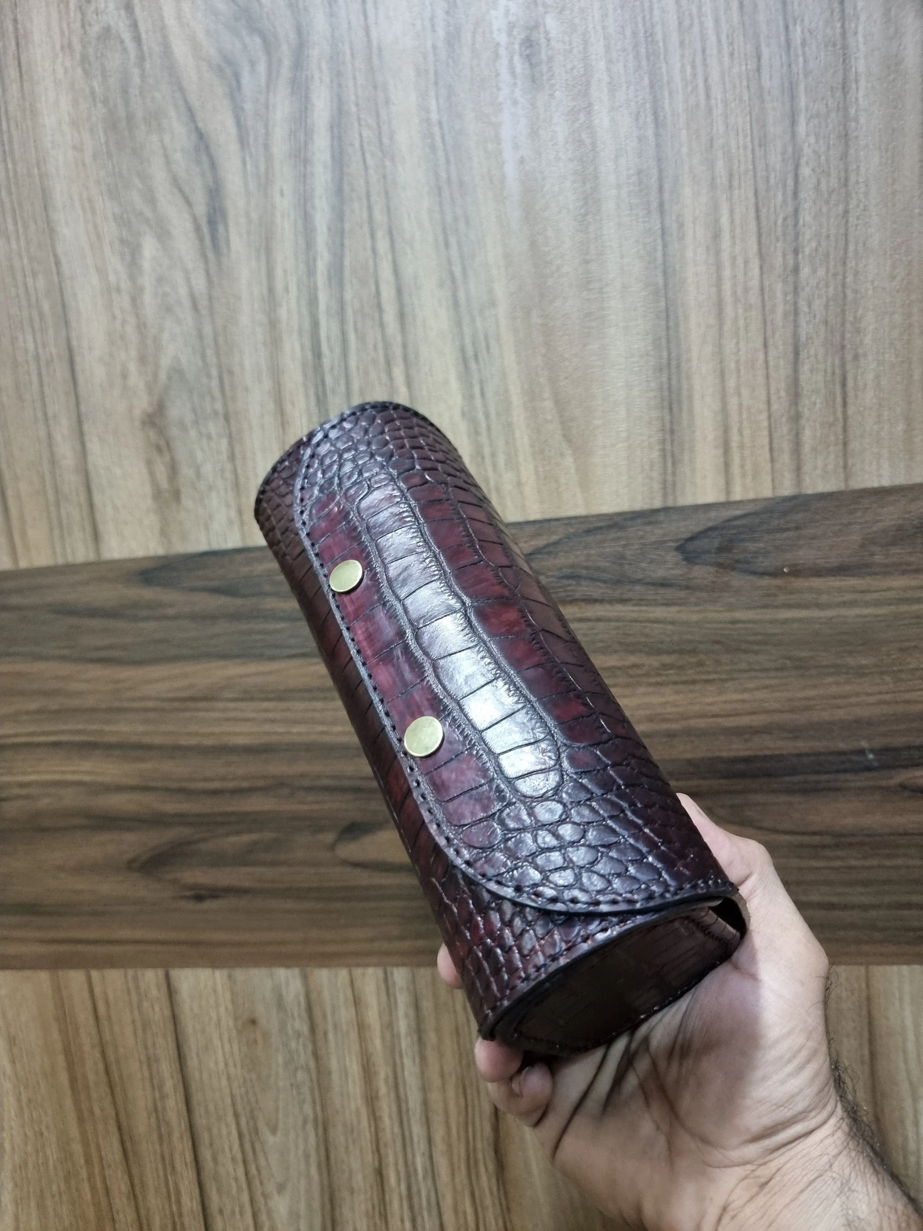 Handmade Leather watch roll