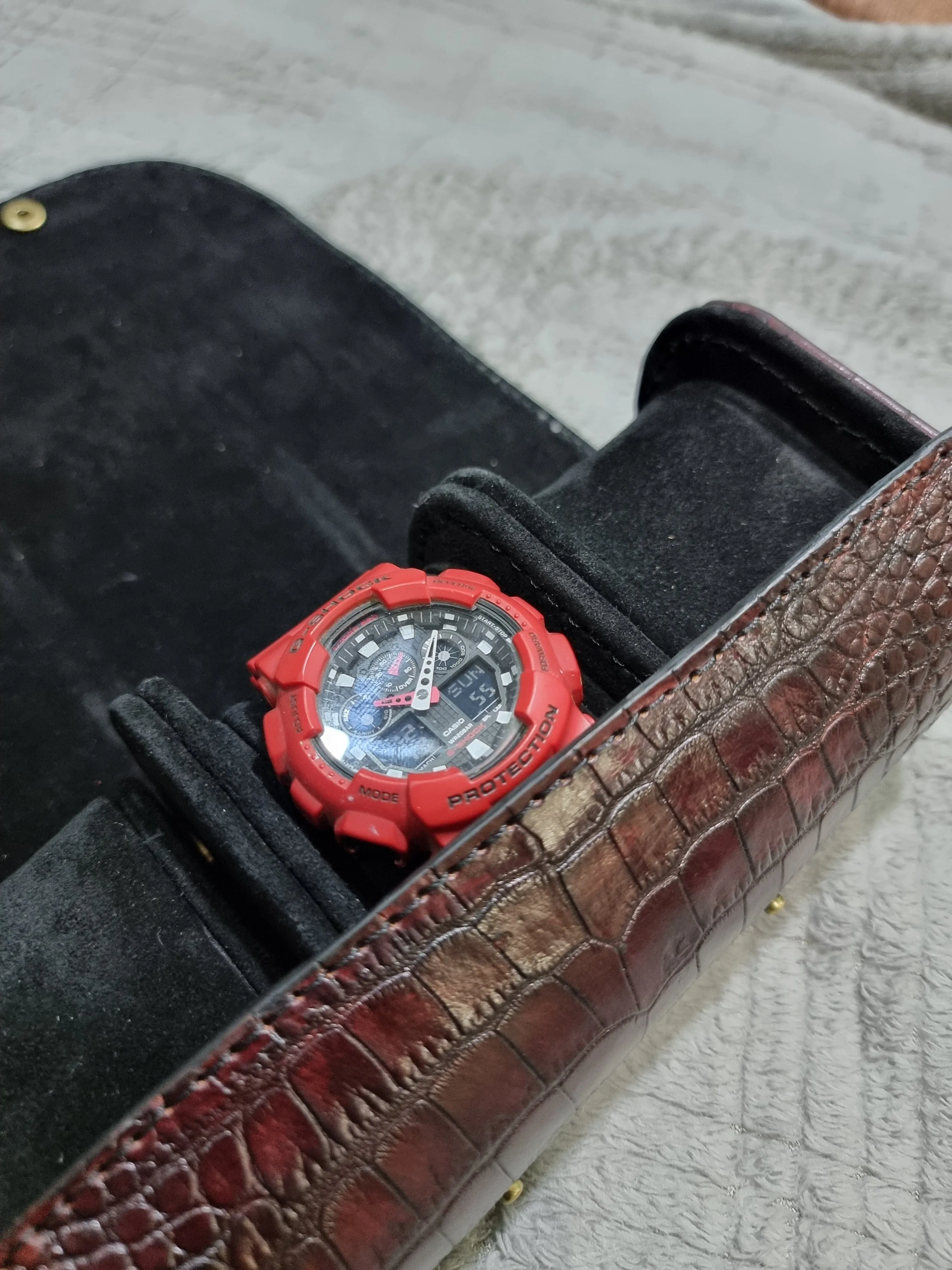 Handmade Leather watch roll