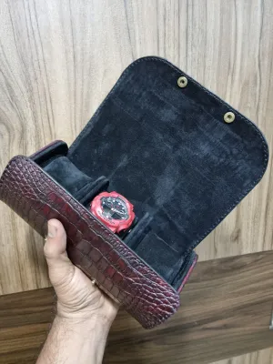 Handmade Leather watch roll