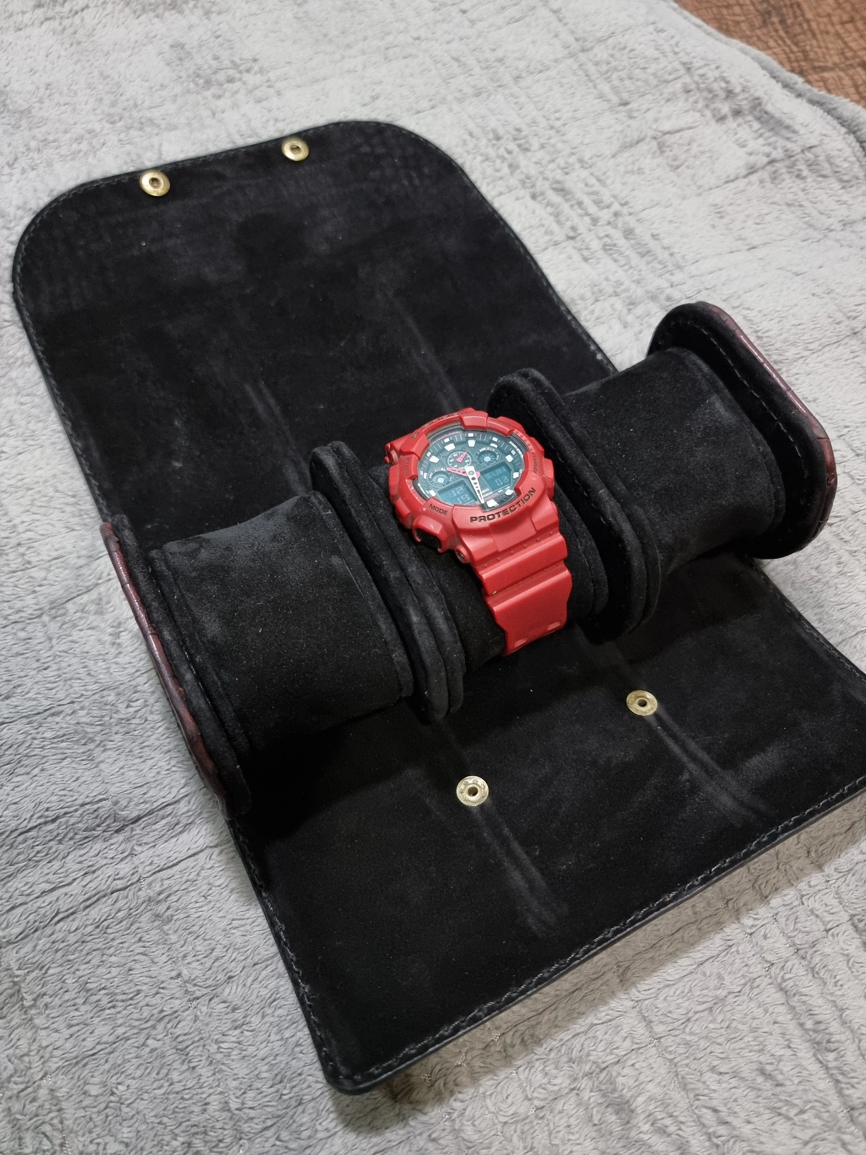 Handmade Leather watch roll