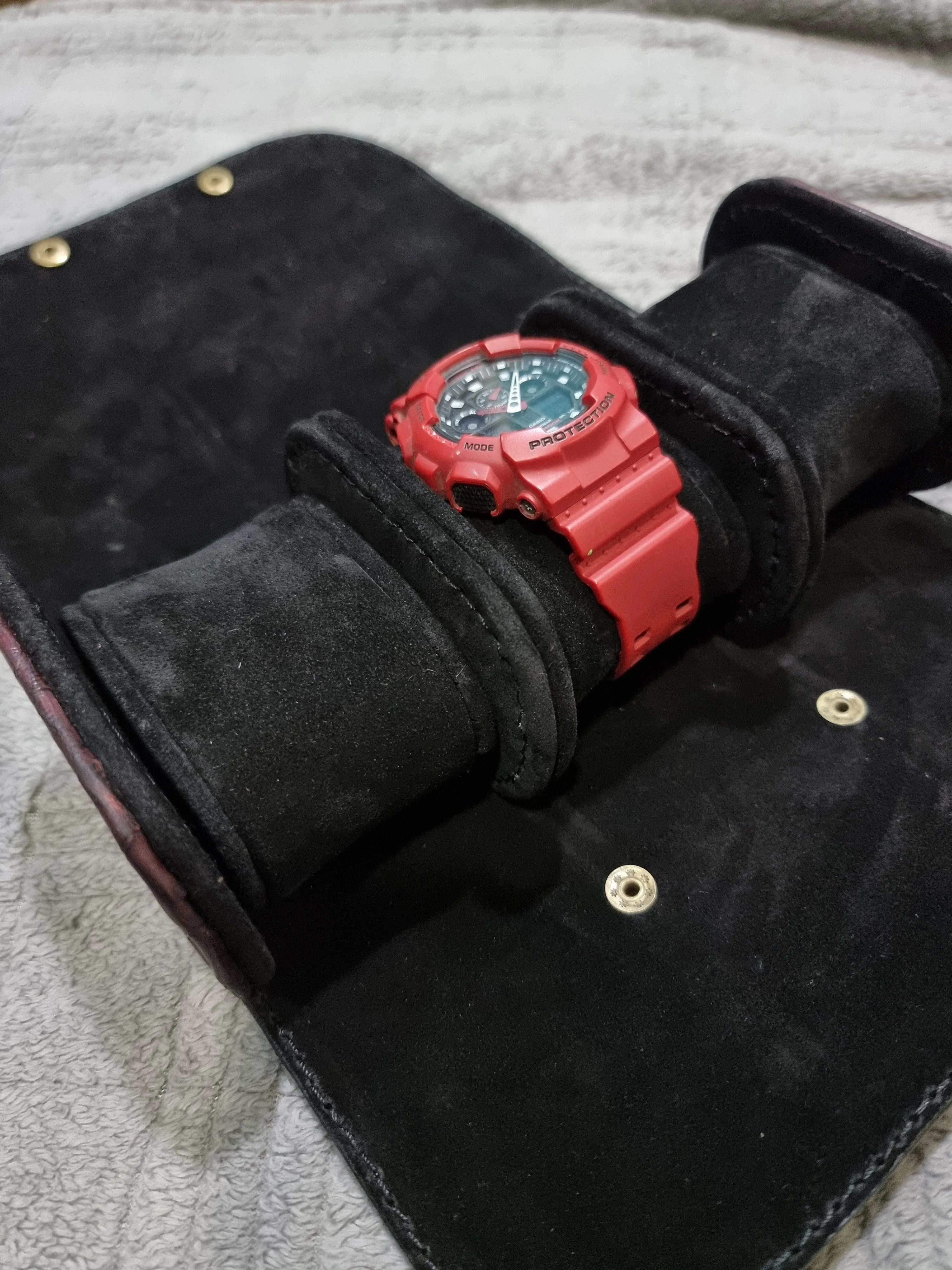 Handmade Leather watch roll
