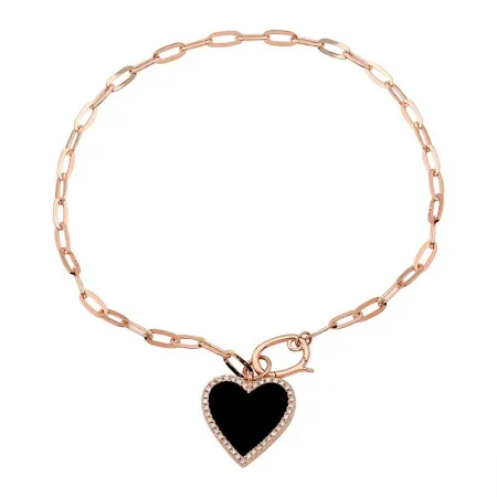 HANGING HEART CHARM BRACELET