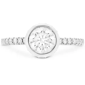 Hearts On Fire Deco Chic Bezel Diamond Engagement Ring