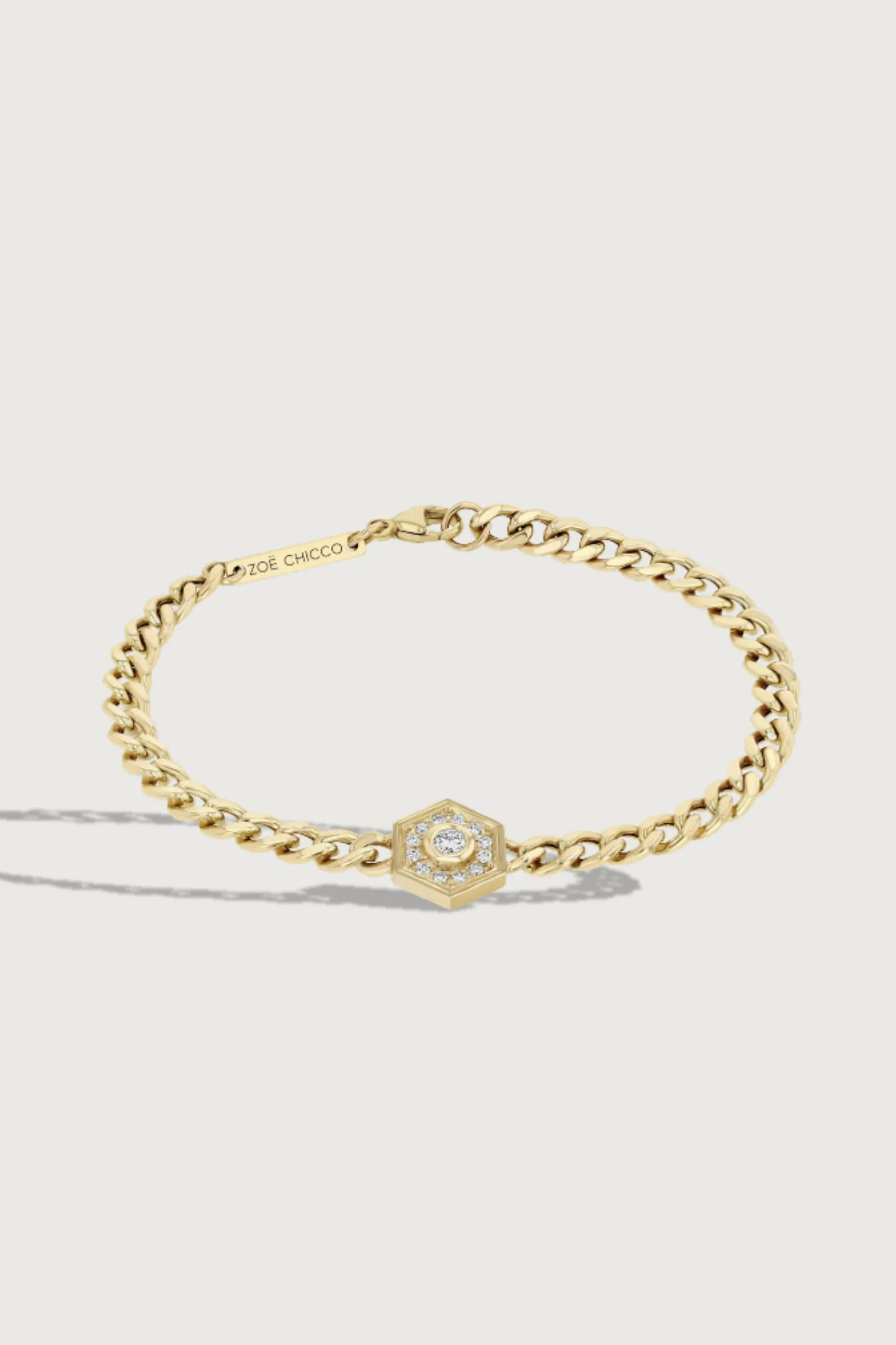 Hexagon Halo Bracelet
