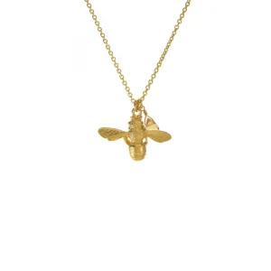 Honey Bee with Citrine Necklace