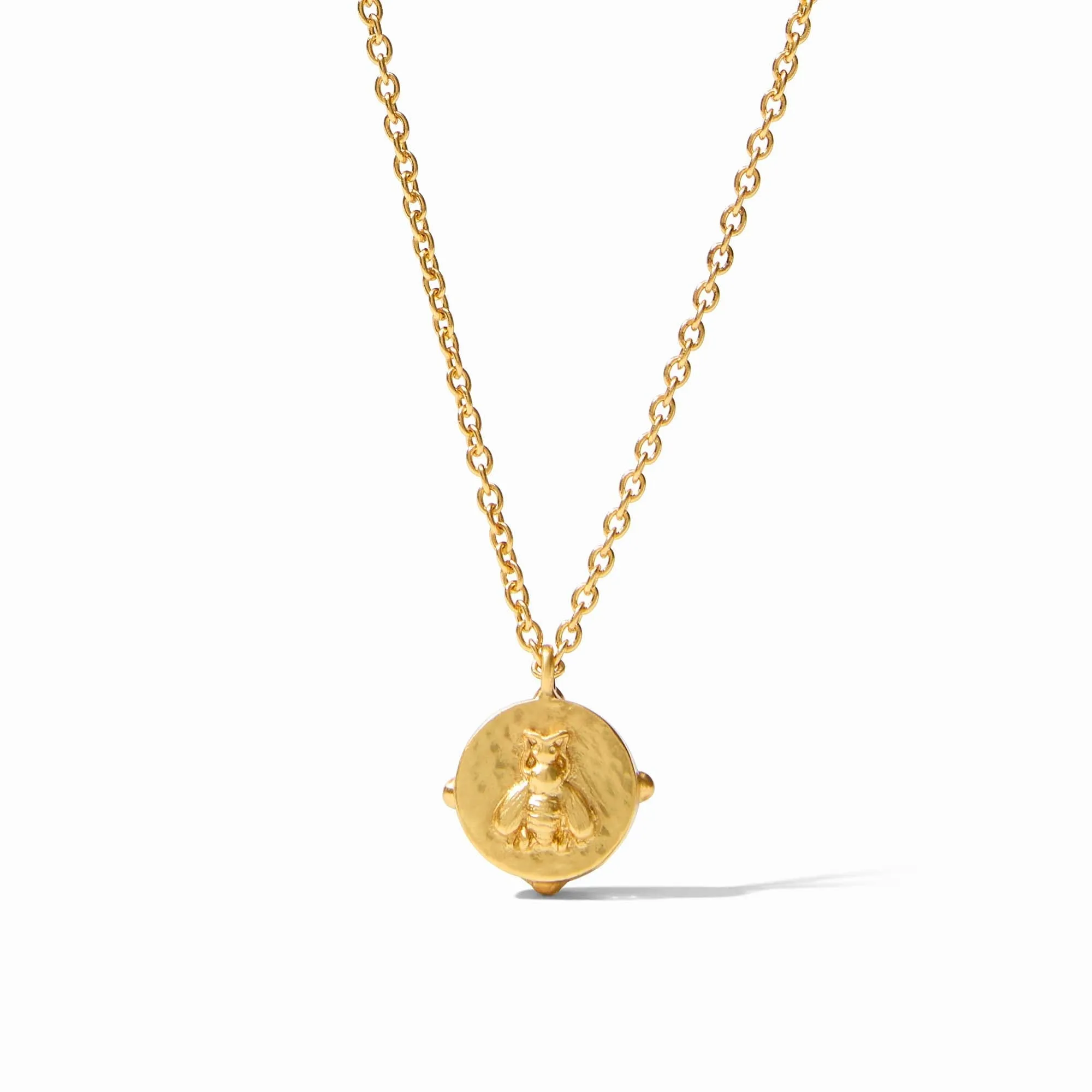 Honeybee Pearl Solitaire Necklace