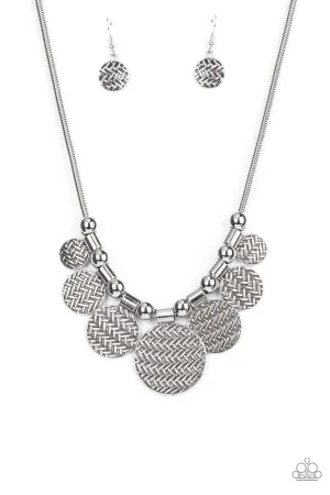 Indigenously Urban Silver Paparazzi Necklace