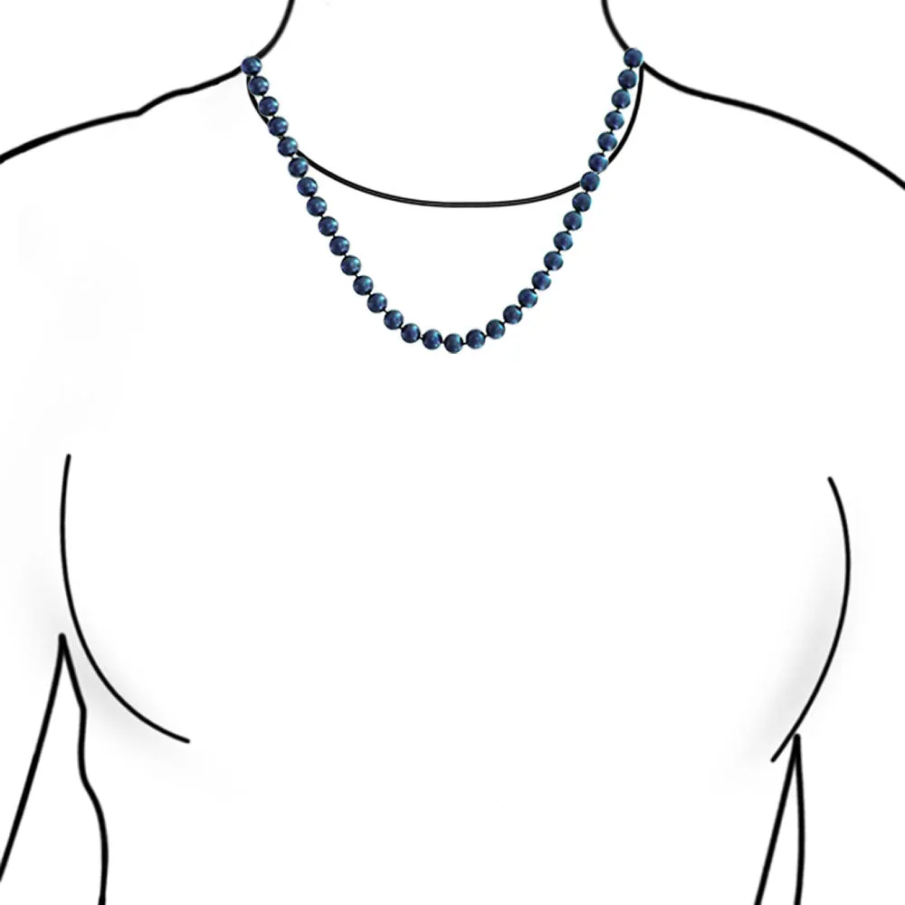 Iridescent Peacock Pearl Jewelry Set Necklace, Bracelet and Earrings 3PCS